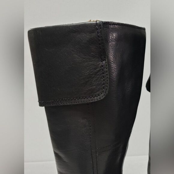 Hush Puppies Black Heeled Boots - Picture 7 of 14